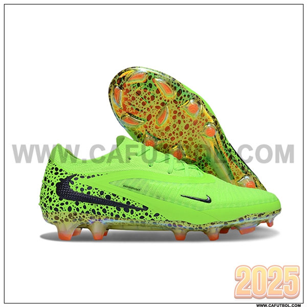 Nike Botas De Fútbol Phantom GX III Elite FG Verde/Negro -02