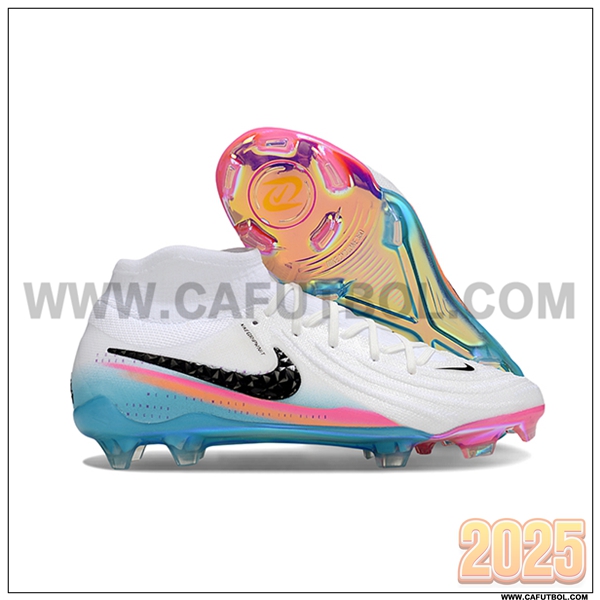 Nike Botas De Fútbol Phantom Luna Elite NU FG Phantom Luna Elite NU FG Blanco/Negro/Rosa/Azul