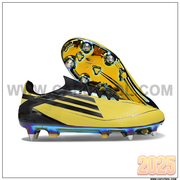 Adidas Botas De Fútbol F50 Elite SG Amarillo/Negro -03