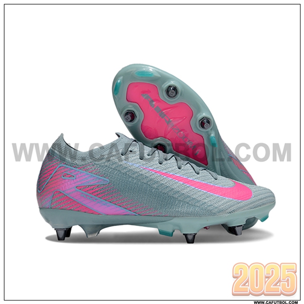 Nike Botas De Fútbol AIR ZOOM MERCURIAL VAPOR XVI ELITE SG-PRO Verde/Rosa