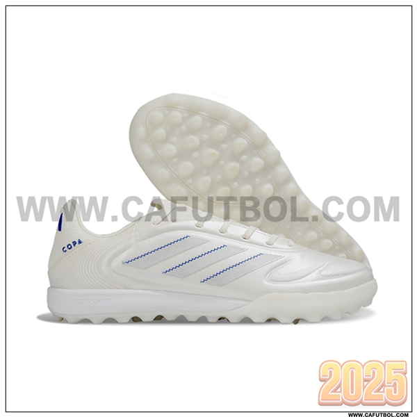 Copa Botas De Fútbol GLORO II TF Blanco/Azul