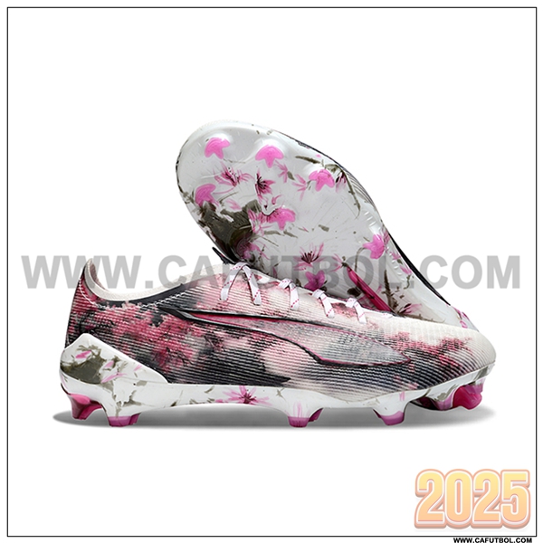 PUMA Botas De Fútbol ULTRA 5 ULTIMATE FG Blanco/Negro/Rosa