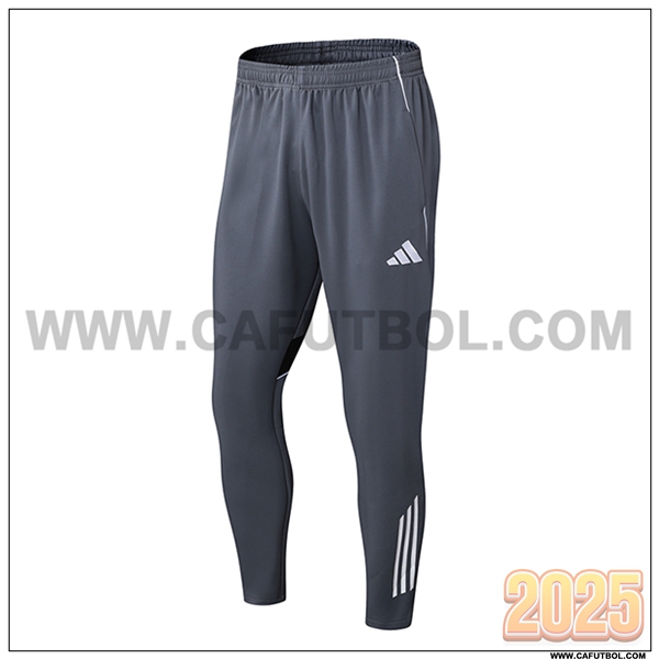 Pantalones Entrenamiento Adidas Gris 2025 2026
