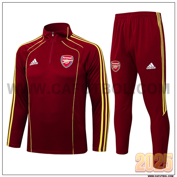 Chandal de Futbol Arsenal Rojo/Amarillo 2025 2026