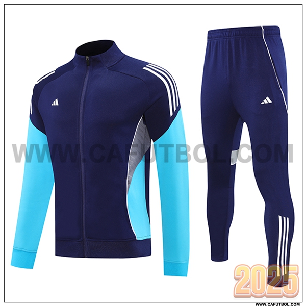 Chandal Chaquetas Futbol Adidas Azul 2025 2026 -03