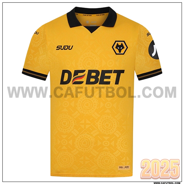 Nuevo Camiseta de Wolves Primera Naranja 2025 2026