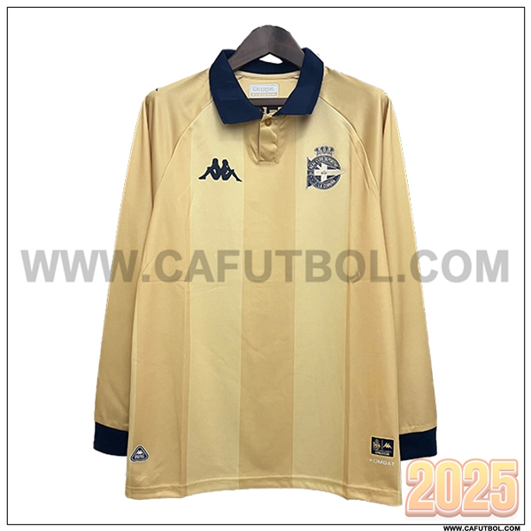 Camiseta Futbol Deportivo Mangas largas AMARILLO Special Edition 2025 2026