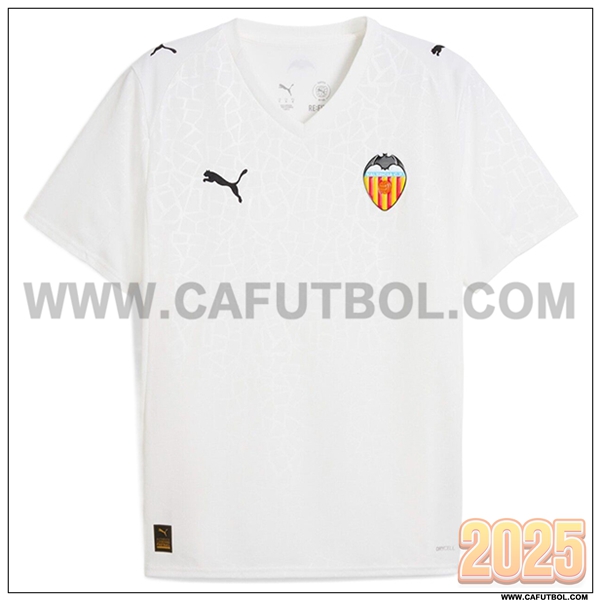 Nuevo Camiseta de Valencia CF Tercero Blanco 2025 2026