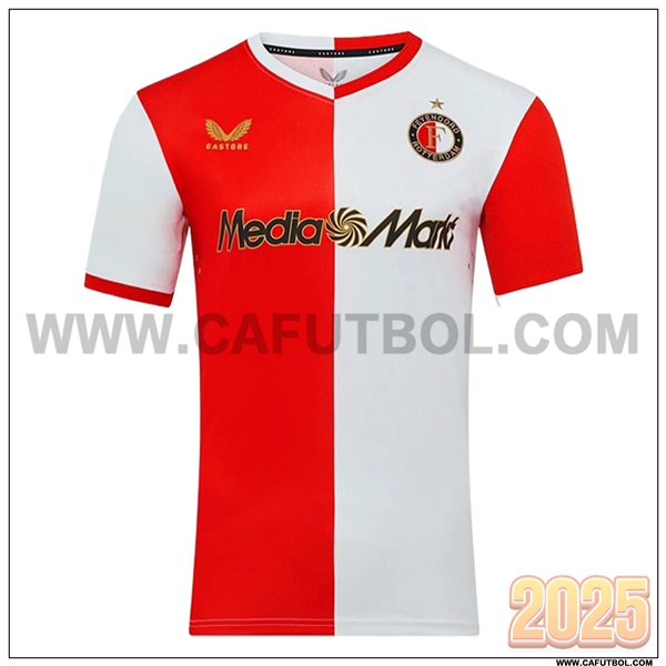 Nuevo Camiseta de Feyenoord Primera Rojo/Blanco 2025 2026