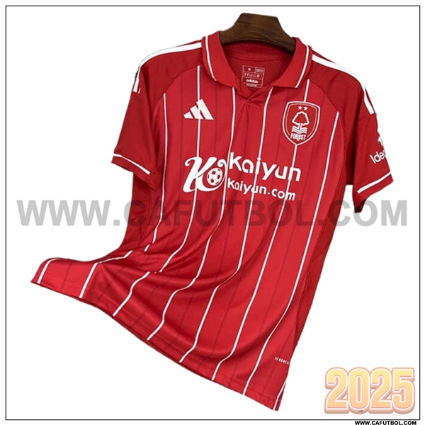 Primera Camiseta Futbol Nottingham Forest Rojo 2025 2026