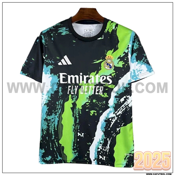 Camiseta Futbol Real Madrid Verde/Negro Special Edition 2025 2026