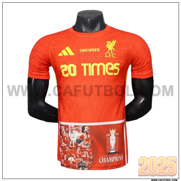 Camiseta Futbol FC Liverpool Rojo Special Edition 2025 2026