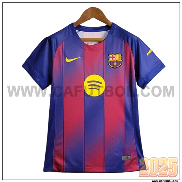 Primera Camiseta Futbol FC Barcelona Ninos Rojo/Azul 2025 2026