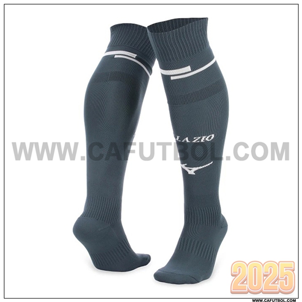 Segunda Calcetines Futbol SS Lazio Negro 2025 2026