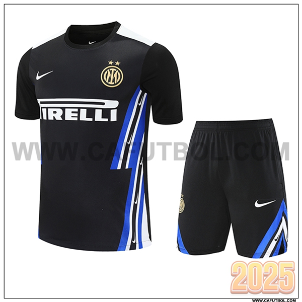 Camiseta Entrenamiento Inter Milan Negro/Azul 2025 2026 -02