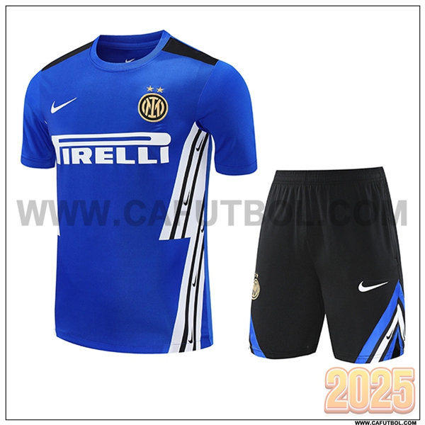 Camiseta Entrenamiento Inter Milan Azul/Blanco 2025 2026