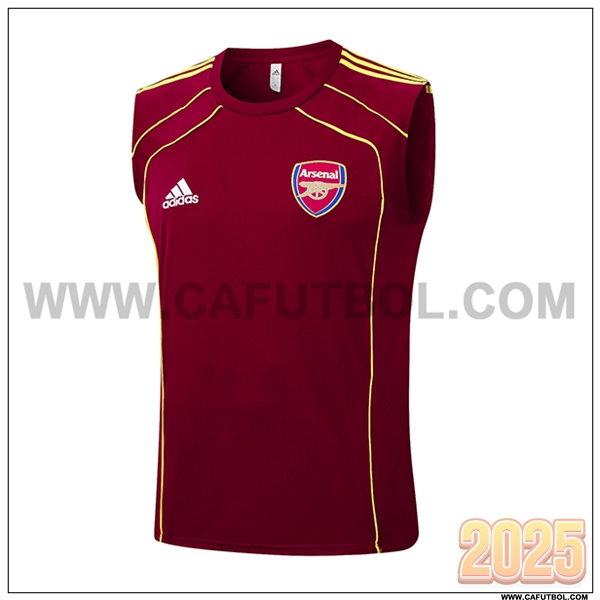 Chalecos De Futbol Arsenal Rojo/Amarillo 2025 2026