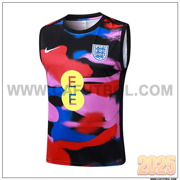 Chalecos De Futbol Inglaterra Negro/Rosa/Rojo/Azul 2025 2026