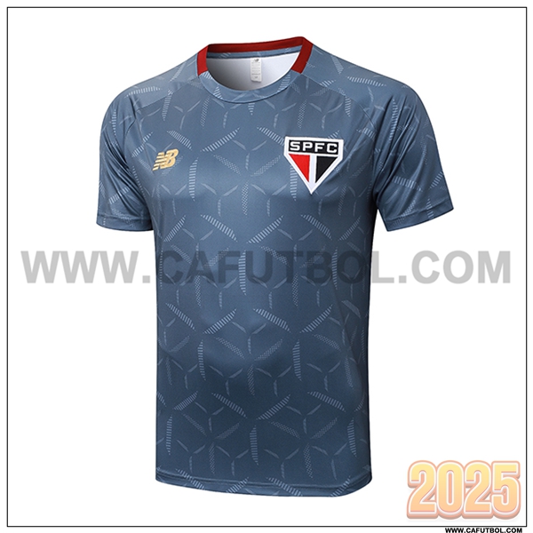 Camiseta Entrenamiento Sao Paulo FC Gris 2025 2026 -02