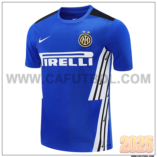 Camiseta Entrenamiento Inter Milan Azul/Blanco 2025 2026