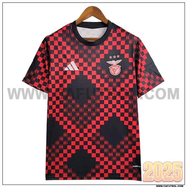 Camiseta Entrenamiento S.L.Benfica Rojo/Negro 2025 2026