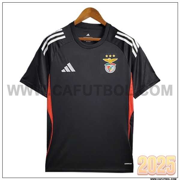 Camiseta Entrenamiento S.L.Benfica Negro/Rojo/Blanco 2025 2026