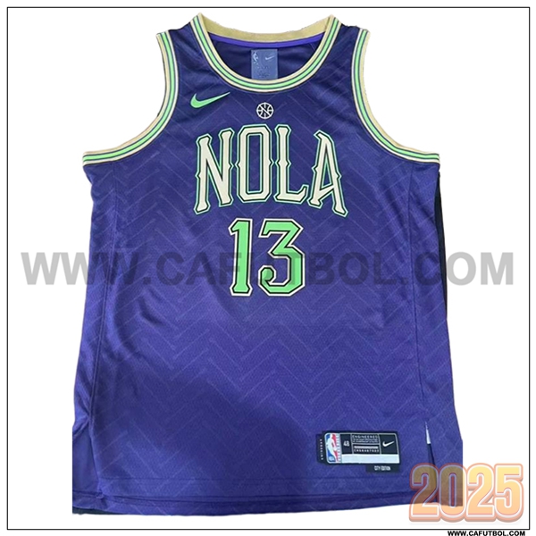 Camisetas NBA New Orleans Pelicans (POOLE #13) 2025/26 Violeta