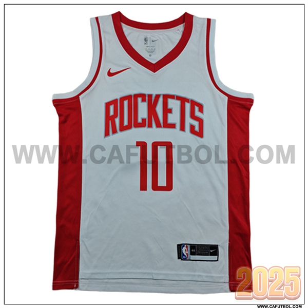Camisetas NBA Houston Rockets (SMITH JR. #10) 2025/26 Blanco/Rojo
