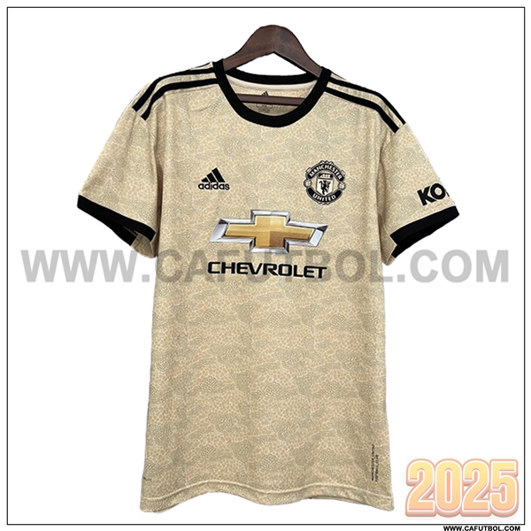 Segunda Camiseta de Manchester United Retro Beige 2019/2020