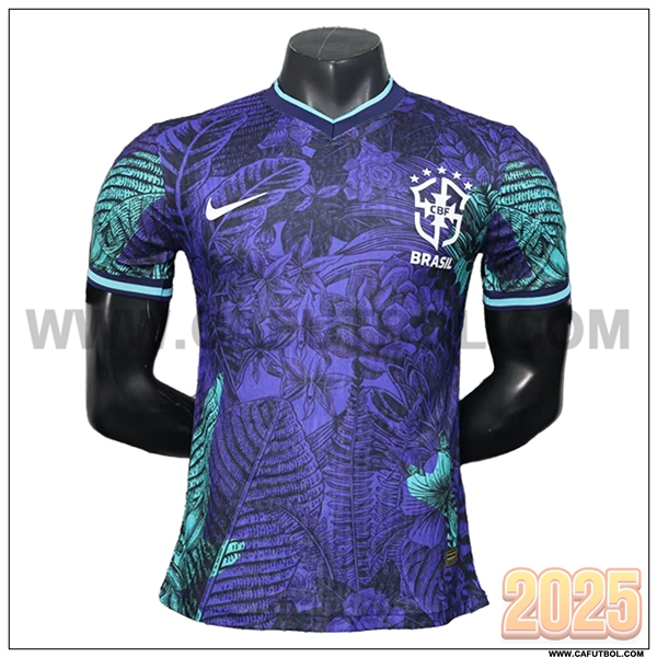 Camiseta Equipo de Brasil Purpura/Verde Special Edition 2025 2026