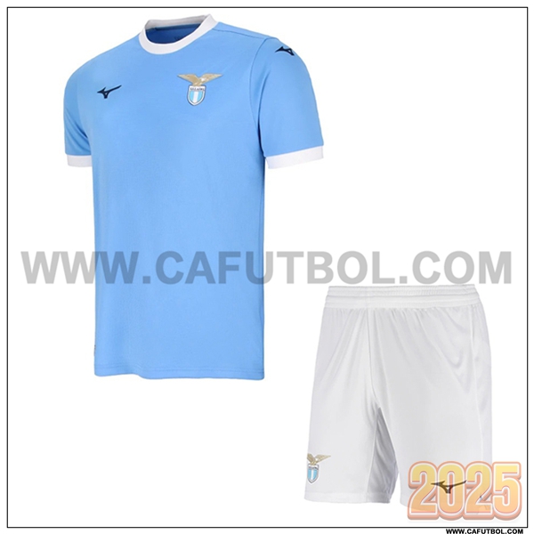 Primera Camiseta Futbol SS Lazio + Pantalones Azul cielo 2025 2026