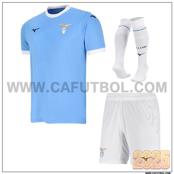Primera Camiseta Futbol SS Lazio Azul cielo 2025 2026