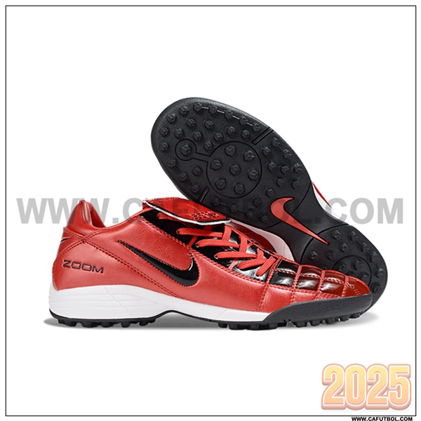 Nike Botas De Fútbol NIKE T90 TF Rojo/Negro