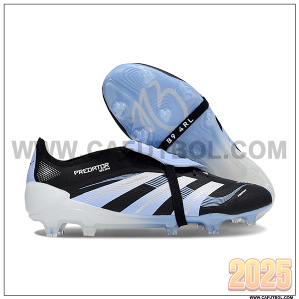 Adidas Botas De Fútbol 25 Predator Elite Tongue FG Negro/Azul -02
