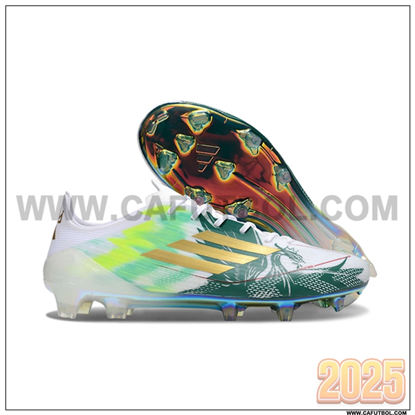 Adidas Botas De Fútbol F50 ELITE FG Blanco/Verde