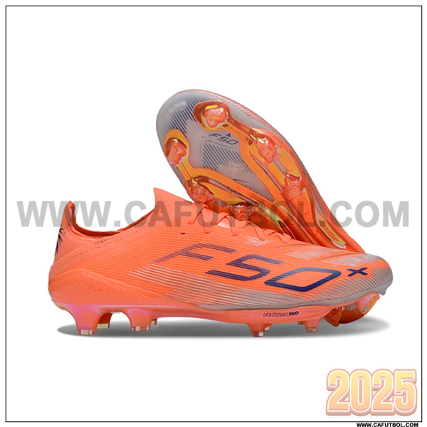 Adidas Botas De Fútbol F50+.1 FG Naranja/Violeta