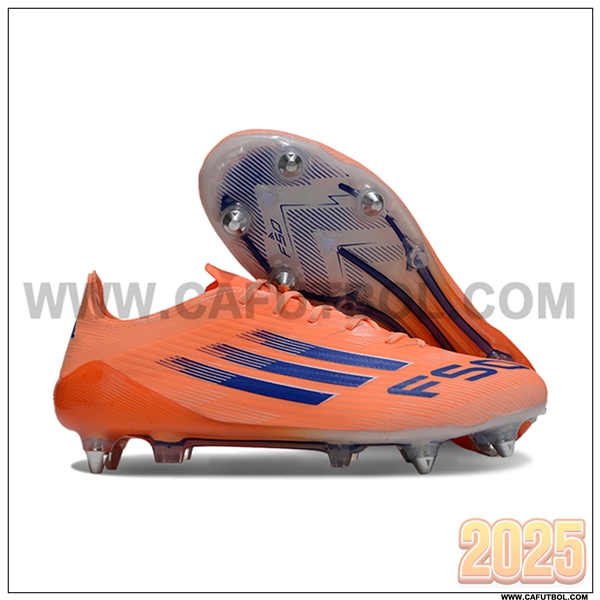 Adidas Botas De Fútbol F50 ELITE SG Naranja/Violeta -02