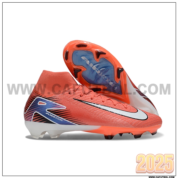 Nike Botas De Fútbol Air Zoom Mercurial Superfly IIX Elite FG Naranja/Blanco/Azul