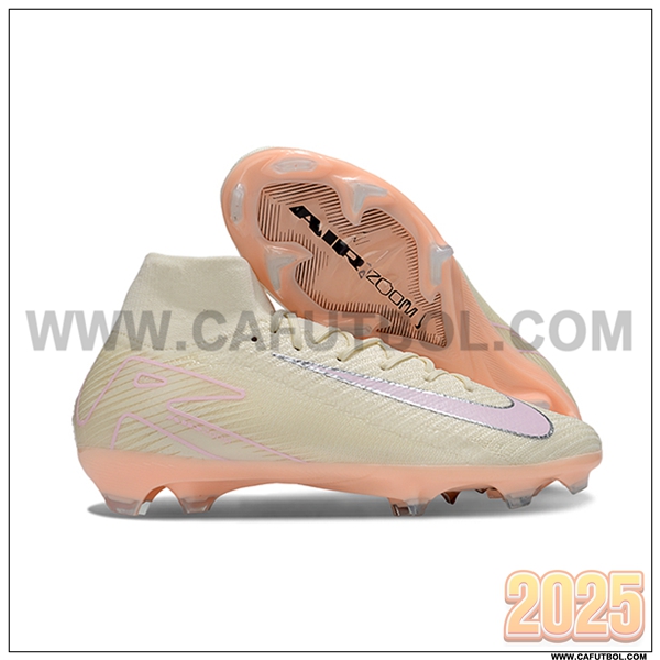Nike Botas De Fútbol Air Zoom Mercurial Superfly IIX Elite FG Amarillo/Rosa