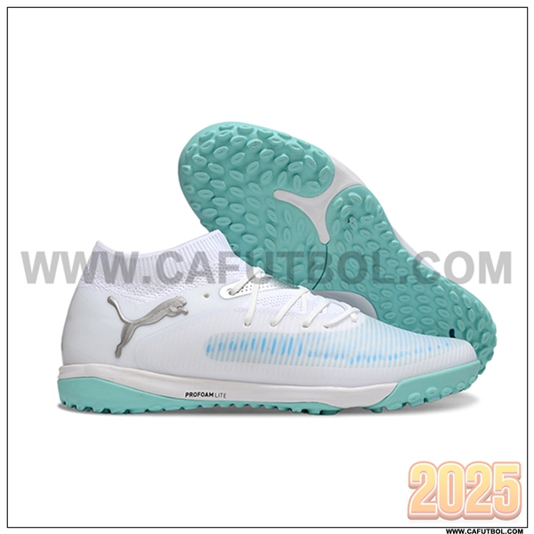 PUMA Botas De Fútbol FUTURE 8 ULTIMATE TF Blanco/Azul/Verde