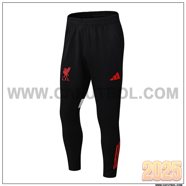 Pantalones Entrenamiento FC Liverpool Negro/Rojo/Blanco 2025 2026