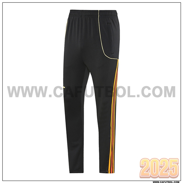 Pantalones Entrenamiento Arsenal Negro/Naranja/Rojo 2025 2026