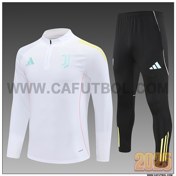 Chandal de Futbol Juventus Blanco 2025 2026