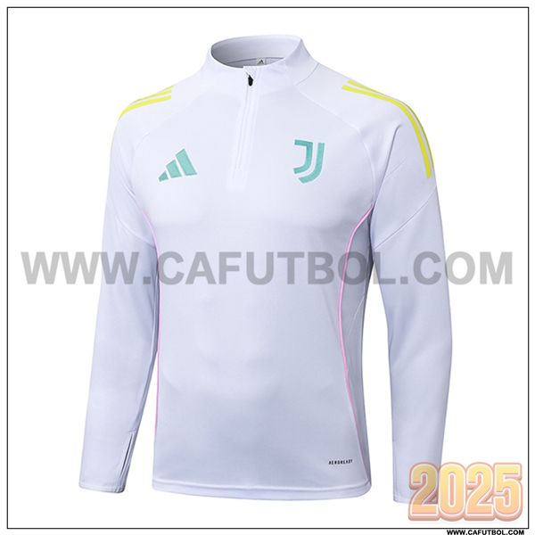 Sudadera Entrenamiento Juventus Blanco 2025 2026