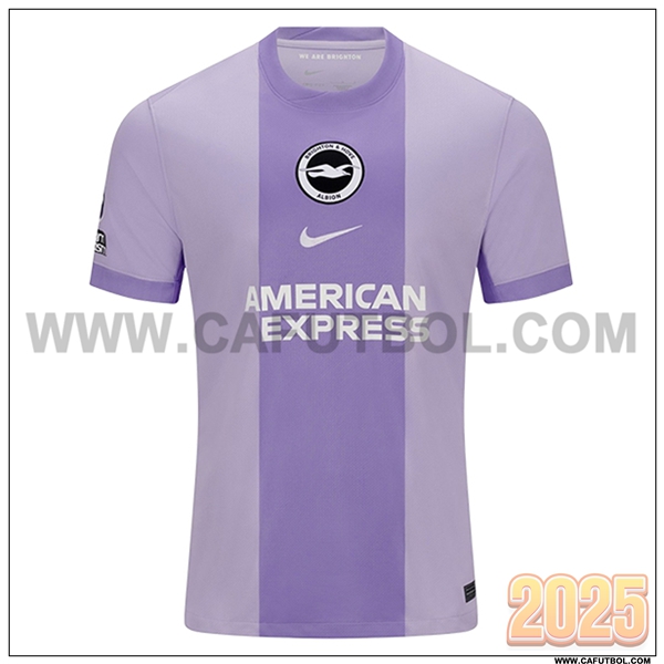 Nuevo Camiseta de Brighton Segunda Purpura Claro 2025 2026