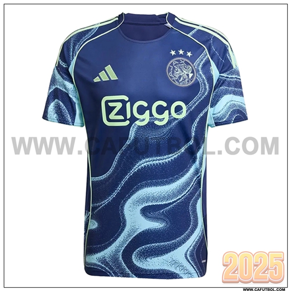 Nuevo Camiseta de AFC Ajax Segunda Azul marino 2025 2026