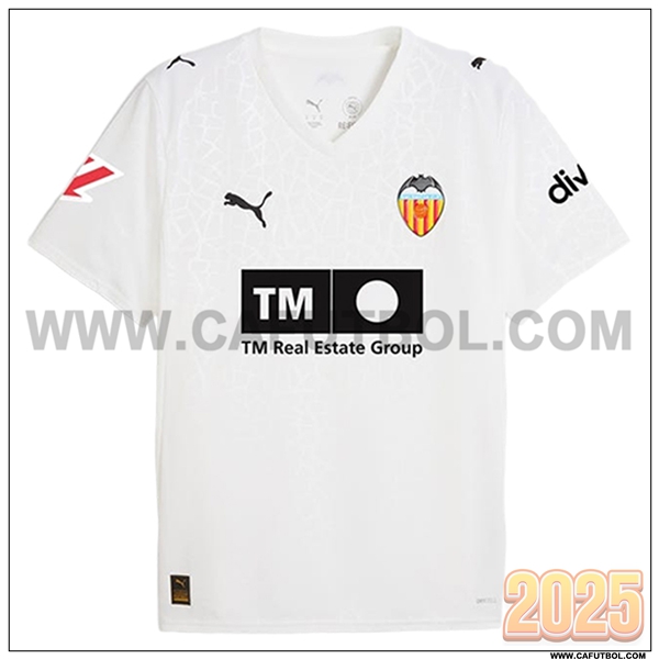Nuevo Camiseta de Valencia CF Primera Blanco 2025 2026