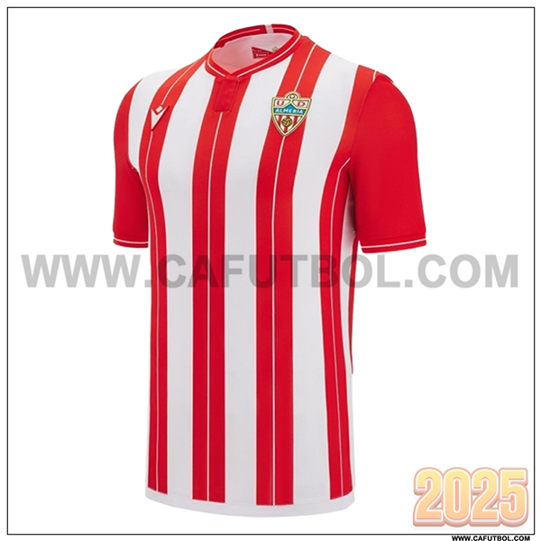 Nuevo Camiseta de UD Almeria Primera Rojo/Blanco 2025 2026