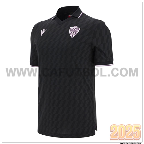 Nuevo Camiseta de UD Almeria Tercero Negro 2025 2026