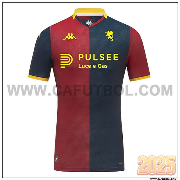 Nuevo Camiseta de Genoa CFC Primera Rojo/Negro 2025 2026